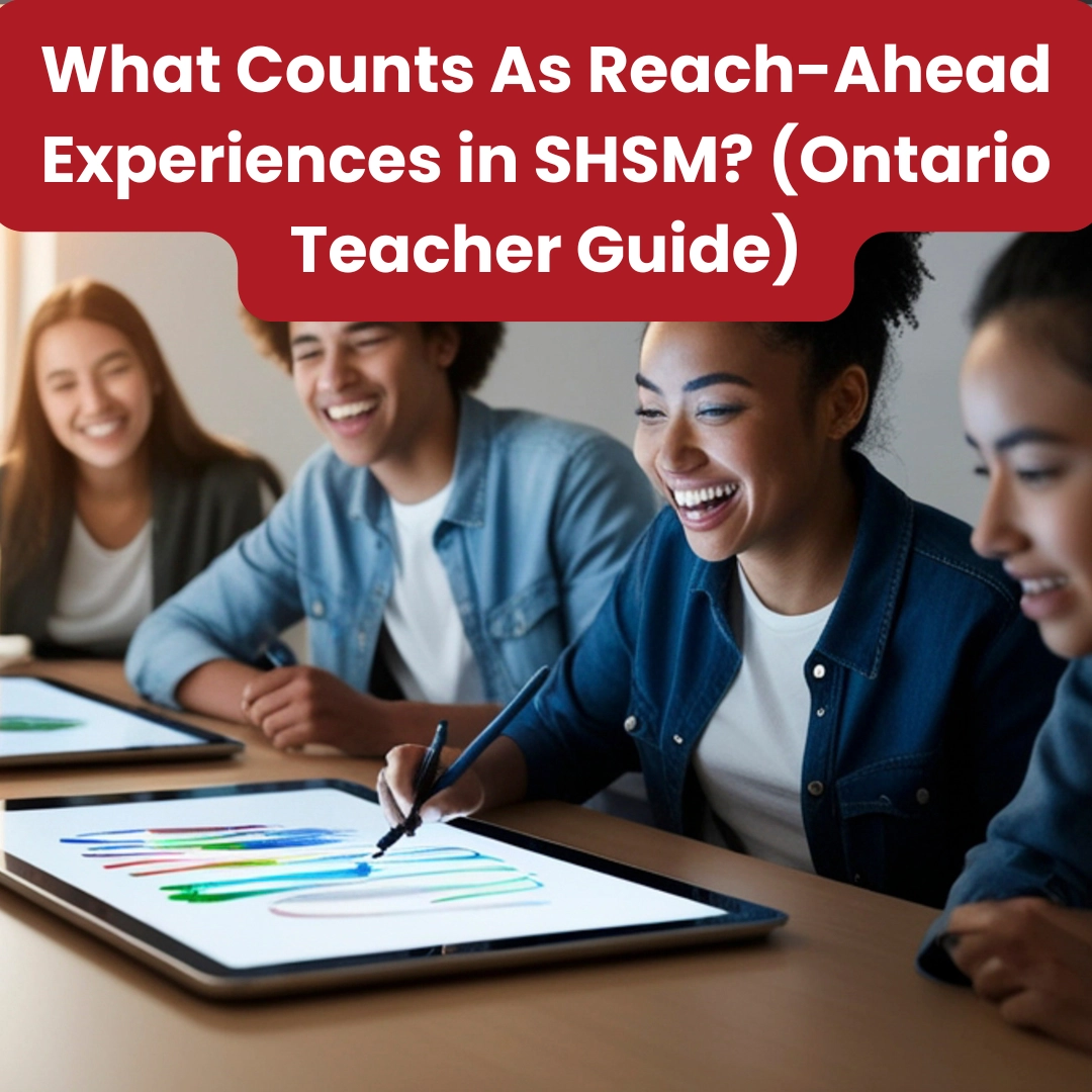 What Counts As Reach-Ahead Experiences in SHSM?